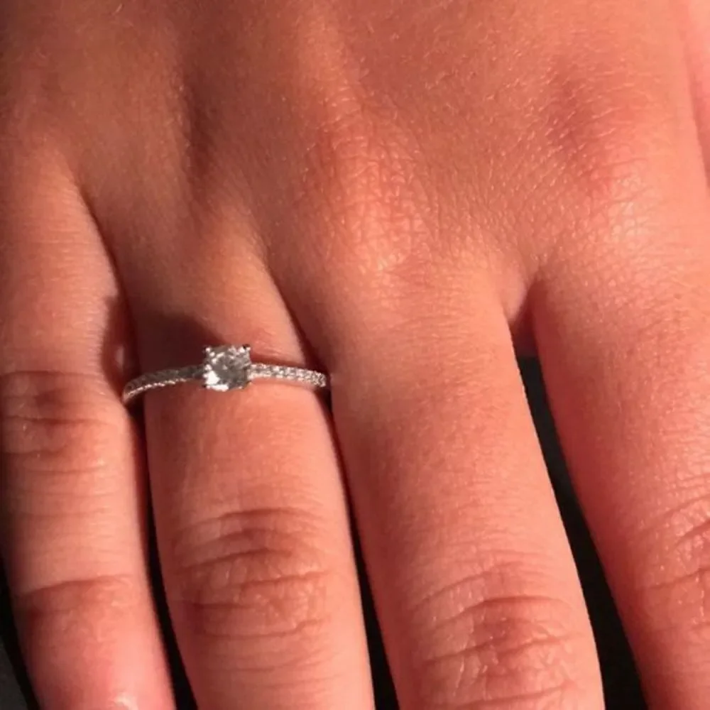 Eddie borgos 925‎ silver cz sparkling ring